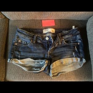 GARAGE girls Jean flirty shorts size 1